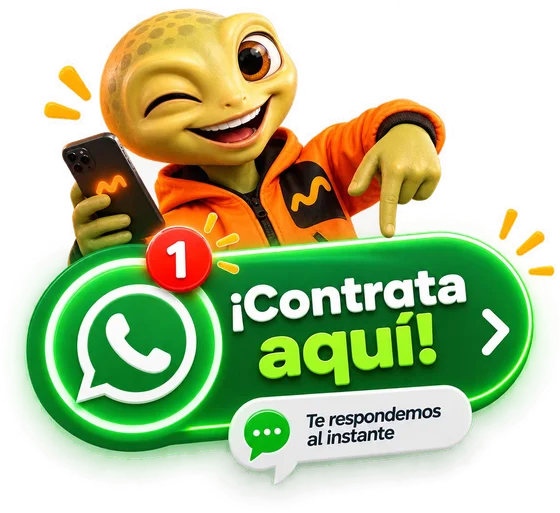 Botón de WhatsApp: ¡Contrata aquí! Te respondemos al instante