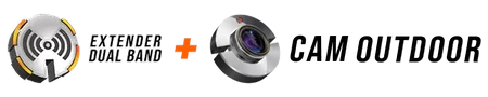 Extender Dual Band y Netlife Cam Outdoor